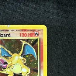 Pokemon TCG Charizard 1996 Halo Base Set 2 Holo #4 Condition Vintage Card DMG - Image 3