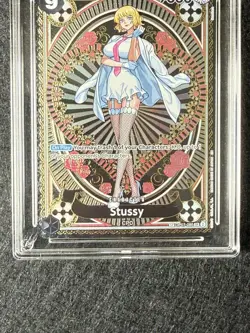 One Piece CCG Stussy SP OP07-085 A Fist of Divine Speed OP11 ACE 10 Gem Mint - Image 3