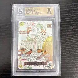 2026 ONE PIECE ADVENTURE ON KAMI'S ISLAND ALT ART GUM-GUM GOLDEN RIFLE BGS 10 - Image 1