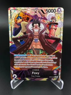 Foxy (059) (Parallel) OP07-059 Leader 500 Years in the Future One Piece NM - Image 1