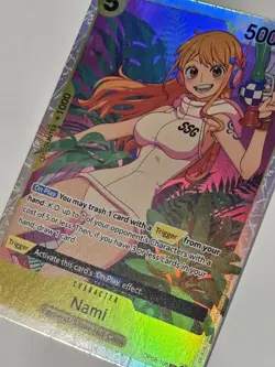 Bandai One Piece CCG Nami OP08-106 Two Legends Special Rare Alt Art Foil - Image 3
