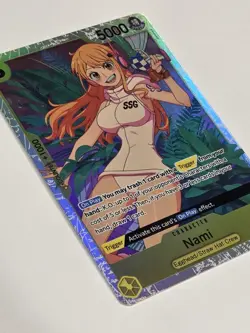 Bandai One Piece CCG Nami OP08-106 Two Legends Special Rare Alt Art Foil - Image 5