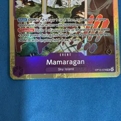 Bandai One Piece Card Game Mamaragan Sky Island OP15-078 Event Foil - Image 3