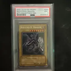 PSA 9 - Red-Eyes Black Dragon - BPT-005 - Secret Rare - Limited Edition - Image 1