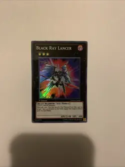 YUGIOH TCG BLACK RAY LANCER PHSW-EN040 SUPER 1ST EDITION - Image 1