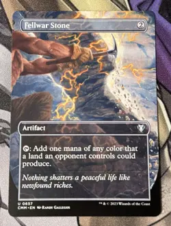 MTG Fellwar Stone - Borderless - Commander Masters - 0657 - Regular - LP - Image 1