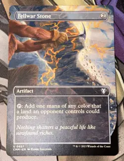 MTG Fellwar Stone - Borderless - Commander Masters - 0657 - Regular - LP - Image 2