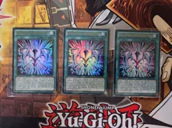 YUGIOH 3X RANK-UP-MAGIC LIMITED BARIANS FORCE YS13-ENV02 ULTRA 1ST ED NM/VLP - Image 1