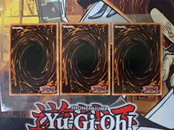 YUGIOH 3X RANK-UP-MAGIC LIMITED BARIANS FORCE YS13-ENV02 ULTRA 1ST ED NM/VLP - Image 2