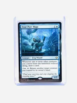 Magic The Gathering, Dour Port-Mage, Bloomburrow, Regular MT/NM - Image 1