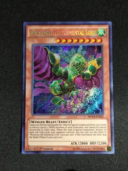 Yu-Gi-Oh! Windrose the Elemental Lord MP14-EN022 1st Edition Secret Rare NM - Image 1