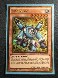 Yu-Gi-Oh! Junk Giant PGL2-EN001 1st Edition Gold Secret Rare NM - Image 1