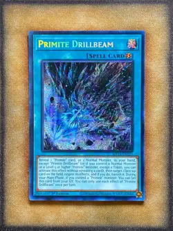 Yugioh Primite Drillbeam MP25-EN115 Secret Rare 1st Ed NM - Image 1