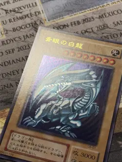 YuGiOh Blue-Eyes White Dragon LB-01 Ultra Rare Japanese NM Legend of Blue Eyes! - Image 3