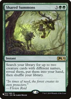 Shared Summons x1 1x Mystery Booster 2 NM MTG - Image 1