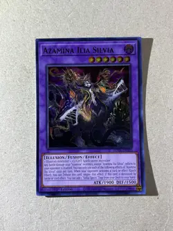 Yugioh! Azamina Ilia Silvia ROTA-EN030 Super Rare 1st Edition - Image 1