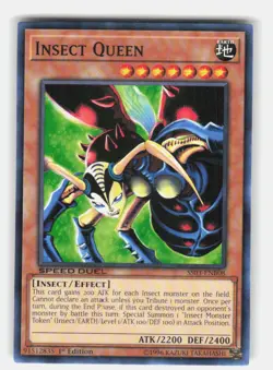 Insect Queen 1st Edi Common Speed Duel Decks: Ultimate Predators SS03-ENB08 LP - Image 1