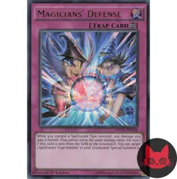 Yugioh Magicians' Defense MVP1-EN028 Ultra Rare 1st Edition NM - Image 1
