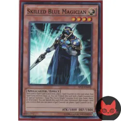 Yugioh Skilled Blue Magician SECE-EN032 Super Rare NM - Image 1
