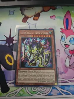 Yu-Gi-Oh Toon Black Luster Soldier 1st Edition Secret Rare BLCR-EN065 NM - Image 1