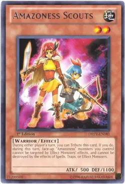 Yu-Gi-Oh Card - DREV-EN081 - AMAZONESS SCOUTS (rare) - NM/Mint - Image 1