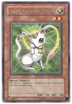 Yu-Gi-Oh Card - SOVR-EN083 - RINYAN, LIGHTSWORN ROGUE (rare) - NM - Image 1