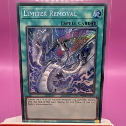 MP24-EN057 Limiter Removal : Prismatic Secret Rare Card : 1st Edition : YuGiOh - Image 1