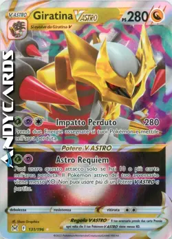 GIRATINA VASTRO 131/196 • Rara Holo • Origine Perduta SWSH11 POKEMON - Image 1