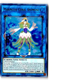 Marincess Coral Anemone MP20-EN119 2020 Tin of Lost Memories Yu-Gi-Oh 1st Ed LP - Image 1