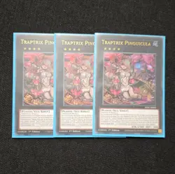Konami Yu-Gi-Oh! Traptrix Pinguiscula SDBT-FR042 FR Holo 1st x3 - Image 1