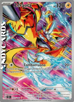 ZERAORA 151/142 • Rara Gallery • Corona Astrale SCR POKEMON - Image 1