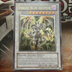 Thought Ruler Archfiend TDGS-EN044 Ultimate Rare UNL Edition YuGiOh Card - Image 1