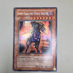 Konami Yu-Gi-Oh! TCG Swift Gaia the Fierce Knight CT1-EN004 Ltd Ed Foil - Image 2