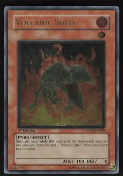 Volcanic Shell (UTR) FOTB-EN009 Ultimate Rare 1st Edition YU-GI-OH - Image 1