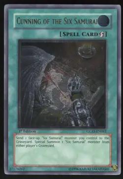 Cunning of the Six Samurai (UTR) GLAS-EN061 Ultimate Rare 1st Edition YU-GI-OH - Image 1