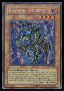 Exarion Universe DR04-EN243 Secret Rare YU-GI-OH - Image 1