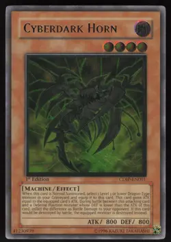 Cyberdark Horn (UTR) CDIP-EN001 Ultimate Rare 1st Edition YU-GI-OH - Image 1