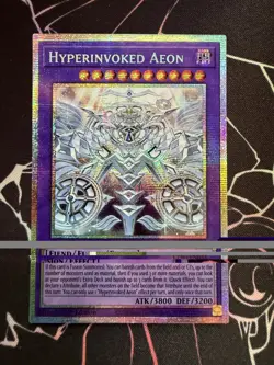 Konami Yu-Gi-Oh! TCG Hyperinvoked Aeon Starlight Rare Foil English CORI-EN033 - Image 1