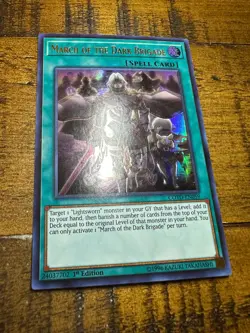 March of the Dark Brigade COTD-EN059 1st Edition Ultra Rare PL + BONUS - Image 1