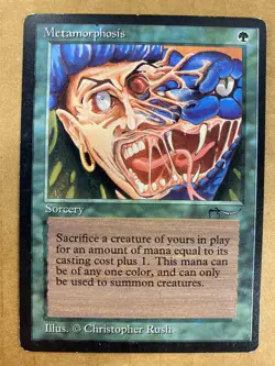 MTG 1x Metamorphosis Arabian Nights OLD SCHOOL Magic the Gathering Card x1 MP - Image 1