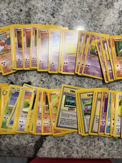 Vintage Pokemon Lot (No Energy’s) Common Uncommon Trainers Rares Cards - Image 5