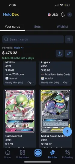 Pokemon Binder With Cards Lot. Team Up/gx/ex/vmax/promos. - Image 1