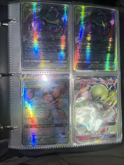Pokemon Binder With Cards Lot. Team Up/gx/ex/vmax/promos. - Image 2