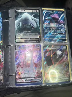 Pokemon Binder With Cards Lot. Team Up/gx/ex/vmax/promos. - Image 4