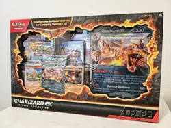 Charizard EX Special Collection Box Sealed with Jumbo Lenticular Card Pokemon - Image 1