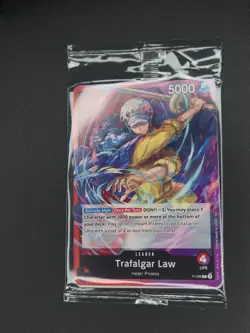 Trafalgar Law (OP10 Release Event) P-086 Promo Cards One Piece NM Sealed - Image 1