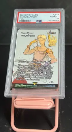Bartz Hauser Through The Ages Foil #0019 PSA 10 MtG Magic Final Fantasy FIN - Image 1