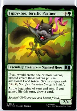 Tippy-Toe, Terrific Partner 734 Commander: Marvel Super Heroes MTG NM - Image 1