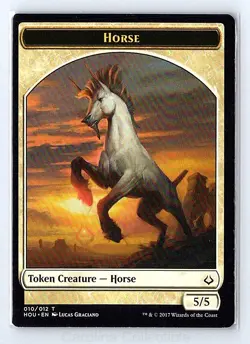 Adorned Pouncer // Horse Double Token NM Hour of Devastation 1 // 10 MTG - Image 2