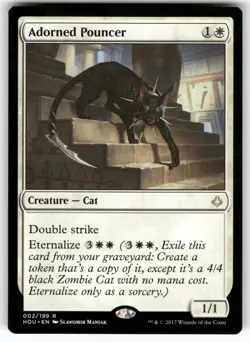 Adorned Pouncer 2 Rare Hour of Devastation Magic: The Gathering Near Mint - Image 1
